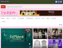 Tablet Screenshot of fashionandflick.com